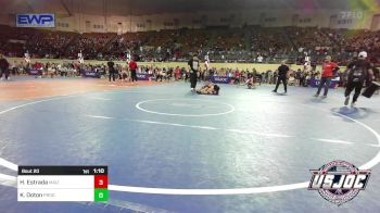 90 lbs Quarterfinal - Hailey Estrada, Maize WC vs Kylee Ooton, Prodigy Elite Wrestling