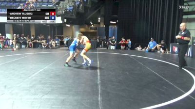 84 lbs 1st Place Match - Andrew Taussig, Greater Heights Wrestling vs Beckett Moyer, Moyer Elite