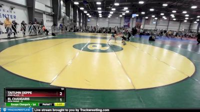 88 lbs Rd# 1 9:00am Friday - Taitumn Deppe, Iowa Black vs El Changaris, Iron Horse