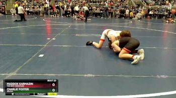 100 lbs Champ. Round 1 - Charlie Foster, WRATH vs Maddox Karmazin, The Best Wrestler