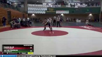 195 lbs Quarterfinal - Victor Franklin, Vista Murrieta vs Mason Blue, La Costa Canyon