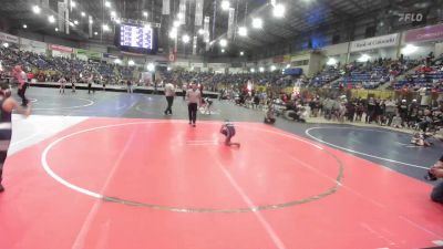 50 lbs Semifinal - Gabriel Cisneros, Duran Elite vs Kaleb Millz, Pomona Elite