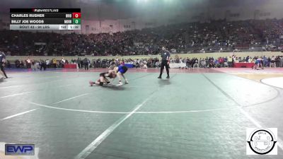 94 lbs Round Of 32 - Charles Rusher, Bridge Creek Wrestling vs Billy Joe Woods, Morrison JH