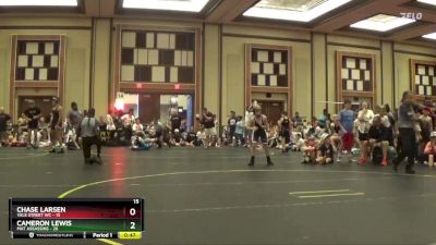 92 lbs Quarterfinals (8 Team) - Chase Larsen, Yale Street WC vs Cameron Lewis, Mat Assassins