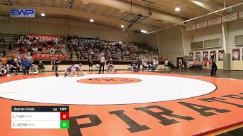 170 lbs Quarterfinal - Lane Fish, Berryhill High School vs Zane Upton, Mannford High School