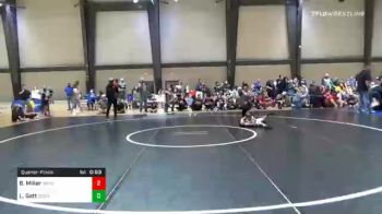 40 lbs Quarterfinal - Beau Miller, Brookwood Broncos Youth Wrestling vs Liam Gatt, Social Circle USA Takedown