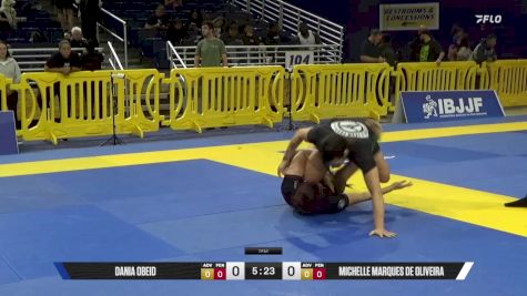 Michelle Marques De Oliveira vs Dania Obeid 2025 Pan IBJJF Jiu-Jitsu No-Gi Championship