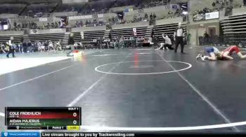 105 lbs Quarterfinals (8 Team) - Aidan Majerus, Z-M (Zumbrota-Mazeppa) vs Cole Froehlich, KMS