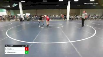 182 lbs Round Of 64 - George Rhodes, NJ vs Fernando Villaescusa, IA