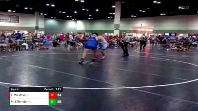 285 lbs Round 2 (6 Team) - Eathan Westfall, Michigan Blue vs Mark Effendian, PA Alliance