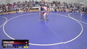 157 lbs Cons. Round 3 - Cordae Harris, West Albany Mat Club vs Tyler Wells, Century High School