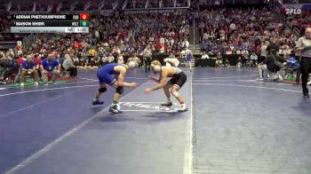 2A-126 lbs Semifinal - Mason Shirk, Wilton vs Adrian Phetxoumphone, Clarion-Goldfield-Dows
