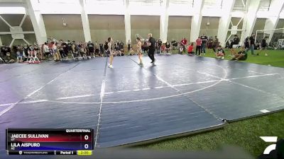 102-103 lbs Quarterfinal - JaeCee Sullivan, UT vs Lila Aispuro, AZ