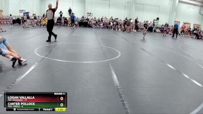 60 lbs Round 5 (8 Team) - Logan Vallalla, Mat Assassins vs Carter Pollock, Full Circle