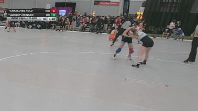 110 lbs Champ. Rd Of 16 - Aubrey Johnson, Beatrice Wrestling Club vs Charlotte Nold, Beat The Streets Chicago