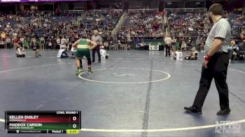 1A 215 lbs Cons. Round 1 - Kellen Ensley, Robbinsville vs Maddox Carson, Eastern Randolph