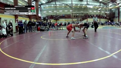 106 lbs Champ. Round 2 - Javier Salas, Crown Point vs Santino Edgar, Christian Brothers Academy
