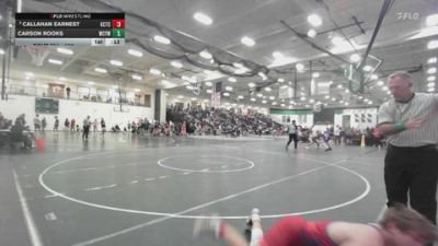 150 lbs Cons. Round 6 - Carson Rooks, Webb City Youth Wrestling vs Callahan Earnest, Kansas City Training Center