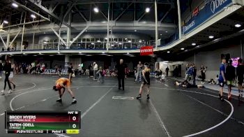 72 lbs Finals (2 Team) - Brody Myers, U2 Uprising Blue vs Tatem Odell, CTWHALE