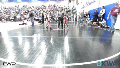 55 lbs Quarterfinal - Easton McCollum, Skiatook Youth Wrestling vs Maddox Reed, Raw Wrestling Club