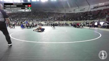B6A-175 lbs Champ. Round 1 - Lance Arbona, Ponca City vs Caden Cuthbertson, Edmond Memorial
