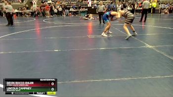 120 lbs Quarterfinal - Devin Rocco Ehler, Storm Youth Wrestling vs Lincoln Campney, Nebraska Boyz