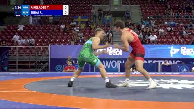 77 kg Qualif. - Tornike Mikeladze, Georgia vs Rajmund Zurai, Hungary