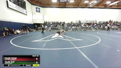 125 lbs Semifinal - Talen Eck, Utah Valley vs Caleb Tatad, Cal Poly Humbolt