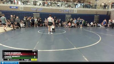 170 lbs Quarterfinal - Travis Schierman, Silver Valley Wrestling Club vs Chance Bennett, 208 Badgers