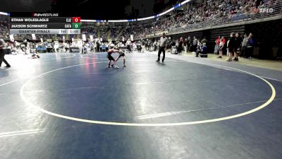 70 lbs Quarterfinal - Ethan Woleslagle, Elizabeth Forward vs Jaxson Schwartz, Catasauqua