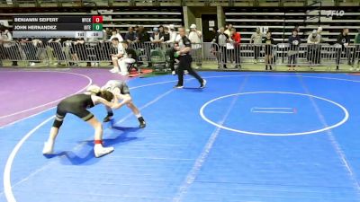 80 lbs Consi Of 16 #2 - Benjamin Seifert, Wyckoff vs John Hernandez, Bitetto Trained Wrestling