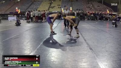 197 lbs 2nd Wrestleback (16 Team) - Alex Watson, Loras vs Joseph Petrella, Baldwin Wallace