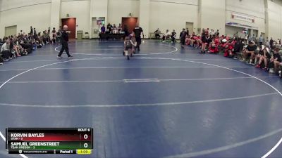 85 lbs Semis & 1st Wrestleback (8 Team) - Korvin Bayles, Utah vs Samuel Greenstreet, Team Oregon