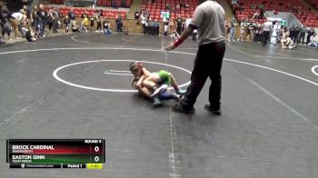 60 lbs Round 5 - Easton Ginn, Team Miron vs Brock Cardinal, Wadsworth