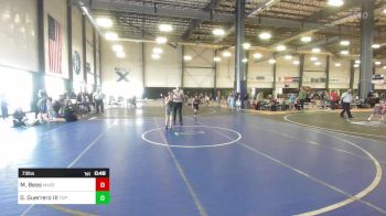 73 lbs Consi Of 8 #2 - Mateo Solis Beas, Madera WC vs Gerardo Guerrero III, Top Fuelers WC