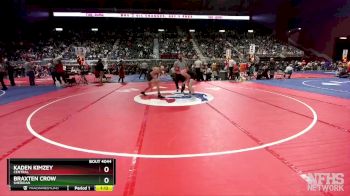 4A-138 lbs Champ. Round 1 - Kaden Kimzey, Central vs Braxten Crow, Sheridan
