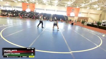 184 lbs Cons. Round 3 - Michael Watts, St. John Fisher vs Eamon Callaghan, Ithaca