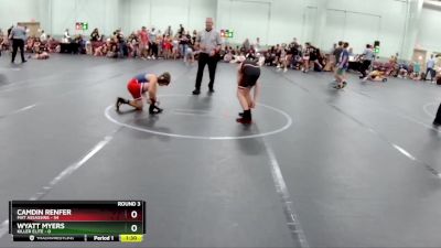 88 lbs Round 3 (8 Team) - Camdin Renfer, Mat Assassins vs Wyatt Myers, Killer Elite