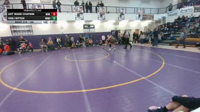 126 lbs 3rd Place Match - Ady Ward Chatwin, Worland Middle School vs Kinli Bitton, Rocky Mountain