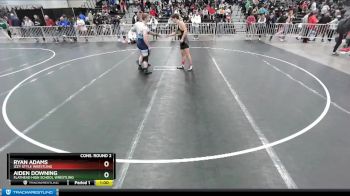 132 lbs Cons. Round 2 - Aiden Downing, Flathead High School Wrestling vs Ryan Adams, Izzy Style Wrestling