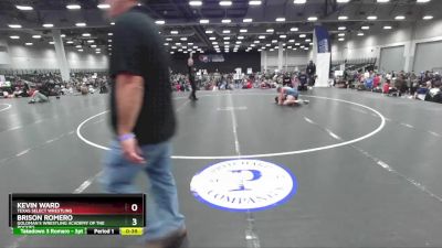 84 lbs Cons. Round 4 - Brison Romero, Goldman`s Wrestling Academy Of The Rockies vs Kevin Ward, Texas Select Wrestling