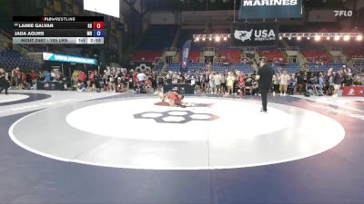 105 lbs Cons. Rd Of 32 - Lainie Galvan, KS vs Jada Agurs, MD