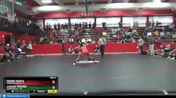 132 lbs Quarterfinals (8 Team) - Logan Moore, Sonoraville vs Omar Hayes, Morgan County