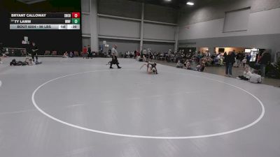 96 lbs Champ. Rd Of 32 - Bryant Calloway, Sherman Challenger's vs Ty Lamm, Wentzville Wrestling Federation
