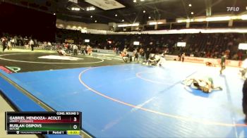 144 lbs Cons. Round 3 - Gabriel Mendoza- Acoltzi, Liberty (Issaquah) vs Ruslan Osipovs, Skyline