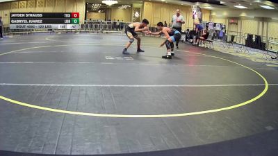 120 lbs 5th Place - Jayden Strauss, Texas vs Gabryel Juarez, Lion Of Judah Wr Ac