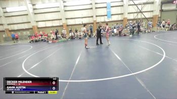 132 lbs Champ Round 1 (16 Team) - Decker Milender, Montana 1 vs GAVIN AUSTIN, Nevada SILVER