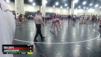 165 lbs Round 4 (6 Team) - Andrew Meadows, Carolina Exteme Black vs Sean Crews, Morris Fitness