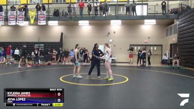 144 lbs Cons. Round 2 - Kyleigh James, Immortal Athletics WC vs Ayva Lopez, Iowa