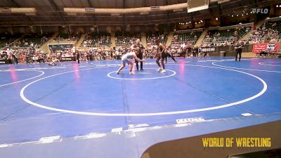 130 lbs Consi Of 8 #2 - JaMarcus Siemens, Team Tulsa Wrestling Club vs Landon Komperda, Black Fox Academy